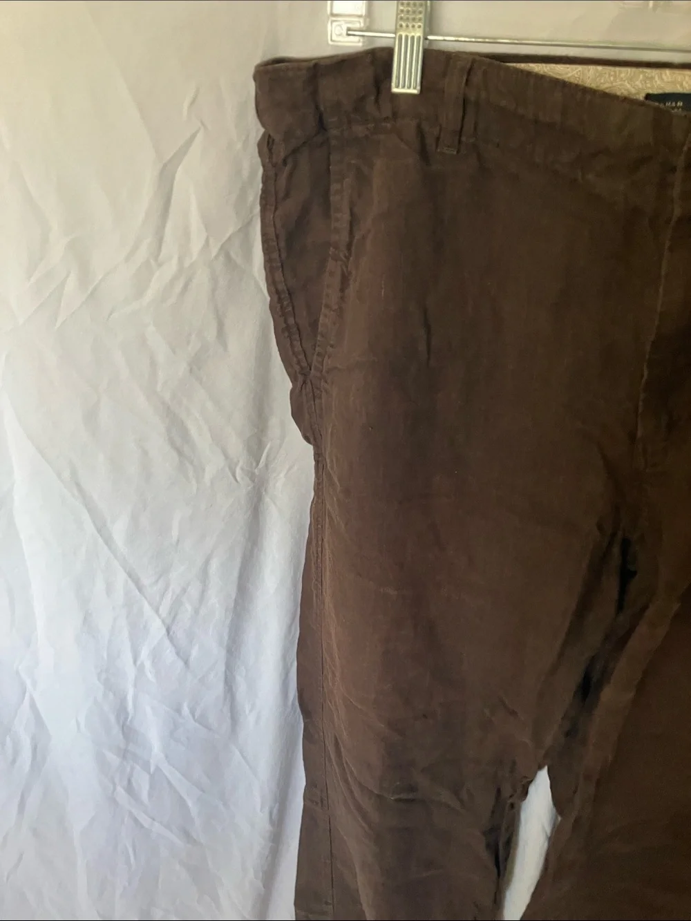 Banana Republic: Brown Linen Blend Pants- 38x32